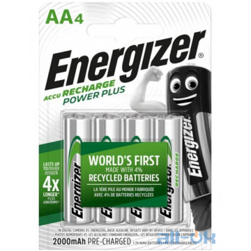 Акумулятор Energizer Recharge Power Plus AA/HR6 LSD Ni-MH 2000 mAh BL 4шт Energizer NH15-2000 (HR6)