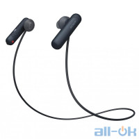 Навушники з мікрофоном Sony WI-SP500 Black