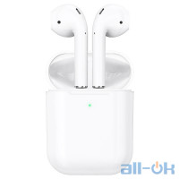 Навушники TWS ("повністю бездротові") Hoco ES39 Wireless Charging White
