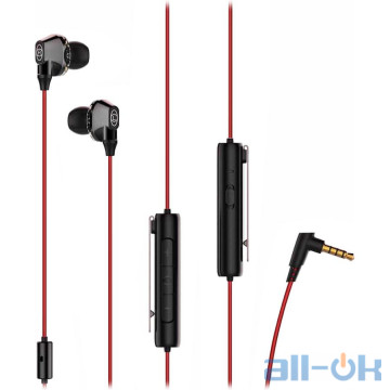 Навушники з мікрофоном Baseus Immersive virtual 3D gaming earphone H08 Red/Black (NGH08-91)