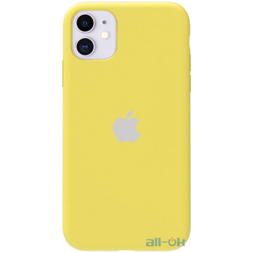 Чохол-накладка TOTO Silicone Full Protection Case Apple iPhone 11 Lemon Yellow