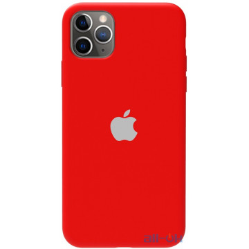 Чохол-накладка TOTO Silicone Full Protection Case Apple iPhone 11 Pro Max Red