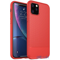 Чохол-накладка Ipaky Moosy Series/TPU With Carbon Fiber Case Apple iPhone 11 Pro Max Red