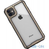 Чохол-накладка Ipaky Mufull Series TPU+PC Case Apple iPhone 11 Gold