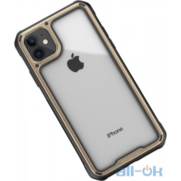 Чохол-накладка Ipaky Mufull Series TPU+PC Case Apple iPhone 11 Gold