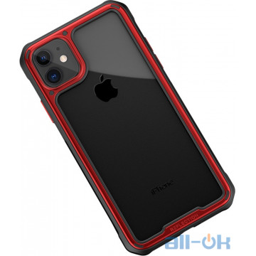 Чохол-накладка Ipaky Mufull Series TPU+PC Case Apple iPhone 11 Red