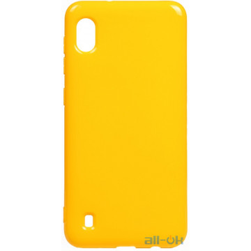 Чохол-накладка TOTO Mirror TPU 2mm Case Samsung Galaxy A10 Yellow