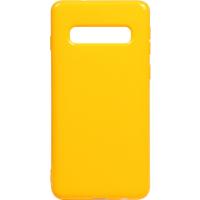 Чохол-накладка TOTO Mirror TPU 2mm Case Samsung Galaxy S10 Yellow