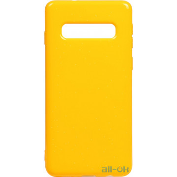 Чохол-накладка TOTO Mirror TPU 2mm Case Samsung Galaxy S10 Yellow