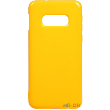 Чохол-накладка TOTO Mirror TPU 2mm Case Samsung Galaxy S10e Yellow