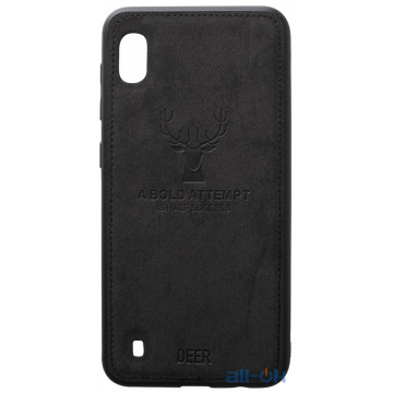 Чохол-накладка TOTO Deer Shell With Leather Effect Case Samsung Galaxy A10 Black