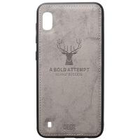 Чохол-накладка TOTO Deer Shell With Leather Effect Case Samsung Galaxy A10 Grey