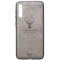 Чохол-накладка TOTO Deer Shell With Leather Effect Case Samsung Galaxy A40 Grey