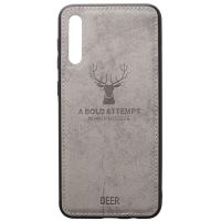 Чохол-накладка TOTO Deer Shell With Leather Effect Case Samsung Galaxy A40 Grey