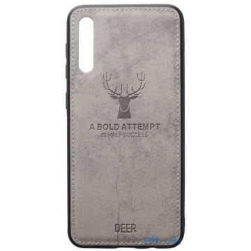 Чохол-накладка TOTO Deer Shell With Leather Effect Case Samsung Galaxy A40 Grey