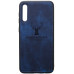 Чохол-накладка TOTO Deer Shell With Leather Effect Case Samsung Galaxy A40 Dark Blue — інтернет магазин All-Ok. фото 1