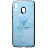 Чохол-накладка TOTO Deer Shell With Leather Effect Case Samsung Galaxy M20 Blue