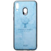 Чохол-накладка TOTO Deer Shell With Leather Effect Case Samsung Galaxy M20 Blue — інтернет магазин All-Ok. фото 1