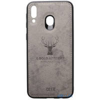 Чохол-накладка TOTO Deer Shell With Leather Effect Case Samsung Galaxy M20 Grey