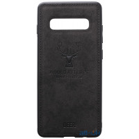 Чохол-накладка TOTO Deer Shell With Leather Effect Case Samsung Galaxy S10 Plus Black