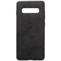 Чохол-накладка TOTO Deer Shell With Leather Effect Case Samsung Galaxy S10 Plus Black