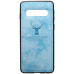 Чохол-накладка TOTO Deer Shell With Leather Effect Case Samsung Galaxy S10 Plus Blue — інтернет магазин All-Ok. фото 1