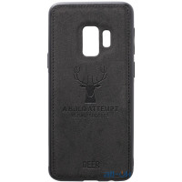 Чохол-накладка TOTO Deer Shell With Leather Effect Case Samsung Galaxy S9 Black