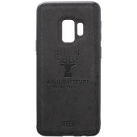Чохол-накладка TOTO Deer Shell With Leather Effect Case Samsung Galaxy S9 Black