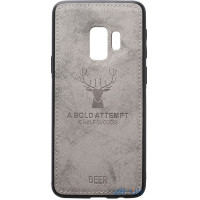 Чохол-накладка TOTO Deer Shell With Leather Effect Case Samsung Galaxy S9 Grey