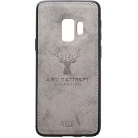 Чохол-накладка TOTO Deer Shell With Leather Effect Case Samsung Galaxy S9 Grey