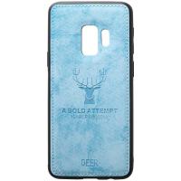Чохол-накладка TOTO Deer Shell With Leather Effect Case Samsung Galaxy S9 Blue