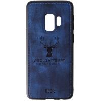 Чохол-накладка TOTO Deer Shell With Leather Effect Case Samsung Galaxy S9 Dark Blue