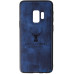 Чохол-накладка TOTO Deer Shell With Leather Effect Case Samsung Galaxy S9 Dark Blue — інтернет магазин All-Ok. фото 1