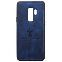 Чохол-накладка TOTO Deer Shell With Leather Effect Case Samsung Galaxy S9 Plus Dark Blue