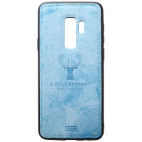 Чохол-накладка TOTO Deer Shell With Leather Effect Case Samsung Galaxy S9 Plus Blue