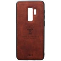 Чохол-накладка TOTO Deer Shell With Leather Effect Case Samsung Galaxy S9 Plus Brown