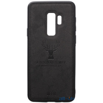 Чохол-накладка TOTO Deer Shell With Leather Effect Case Samsung Galaxy S9 Plus Black