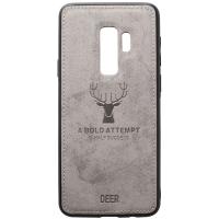 Чохол-накладка TOTO Deer Shell With Leather Effect Case Samsung Galaxy S9 Plus Grey