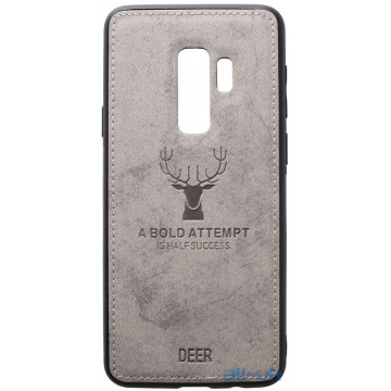 Чохол-накладка TOTO Deer Shell With Leather Effect Case Samsung Galaxy S9 Plus Grey