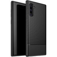 Чохол-накладка Ipaky Moosy Series/TPU With Carbon Fiber Case Samsung Galaxy Note 10 Black