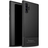 Чохол-накладка Ipaky Moosy Series/TPU With Carbon Fiber Case Samsung Galaxy Note 10 Plus Black