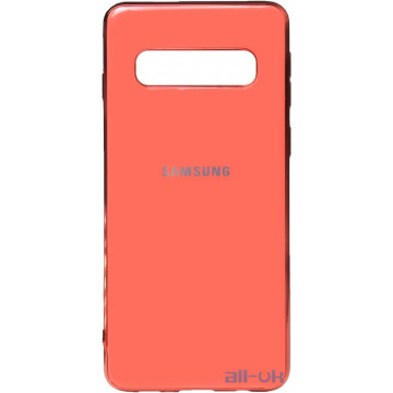 Чохол-накладка TOTO Electroplate TPU Case Samsung Galaxy S10 Pink