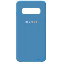 Чохол-накладка TOTO Silicone Case Samsung Galaxy S10 Navy Blue