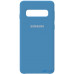 Чохол-накладка TOTO Silicone Case Samsung Galaxy S10 Navy Blue — інтернет магазин All-Ok. фото 1