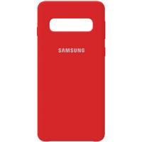 Чохол-накладка TOTO Silicone Case Samsung Galaxy S10 Rose Red