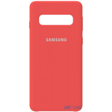 Чохол-накладка TOTO Silicone Case Samsung Galaxy S10 Peach Pink