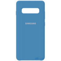 Чохол-накладка TOTO Silicone Case Samsung Galaxy S10 Plus Navy Blue