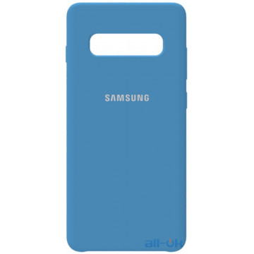 Чохол-накладка TOTO Silicone Case Samsung Galaxy S10 Plus Navy Blue