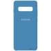 Чохол-накладка TOTO Silicone Case Samsung Galaxy S10 Plus Navy Blue — інтернет магазин All-Ok. фото 1