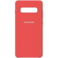 Чохол-накладка TOTO Silicone Case Samsung Galaxy S10 Plus Peach Pink